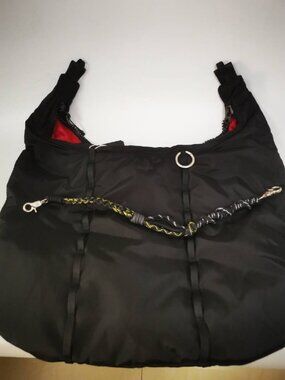 Pre-owned Topologie Black Tote Bag Shoulder Bag Large Capacity Travel Bag